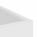 vidaXL Kerti cserép Fehér 50 x 32 x 40 cm Hidegen hengerelt acél