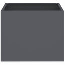 vidaXL Kerti cserép Antracit Hidegen hengerelt acél