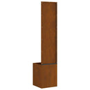 vidaXL Kertvédő vászon Rozsdás 32 x 150 cm időjárásálló acél