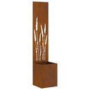 vidaXL Kertvédő vászon Rozsdás 32 x 150 cm Időjárásálló acél