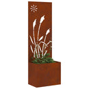vidaXL Kertvédő vászon Rozsdás 50 x 32 x 150 cm időjárásálló acél