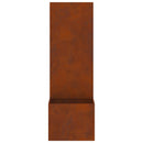 vidaXL Kertvédő vászon Rozsdás 50 x 32 x 150 cm időjárásálló acél