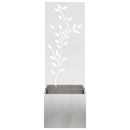 vidaXL Kertvédő vászon Ezüst 50 x 32 x 150 cm Rozsdamentes acél