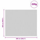 vidaXL Silótakaró Zöld 6 x 5 m HDPE