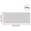 vidaXL Silótakaró Zöld 10 x 5 m HDPE