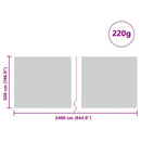 vidaXL Silótakaró Zöld 24 x 5 m HDPE