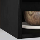 vidaXL Függő szekrény Riga Musta tammi 30 x 29,5 x 60 cm Faanyag