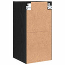 vidaXL Függő szekrény polcokkal Musta tammi 30 x 29,5 x 60 cm Faanyag