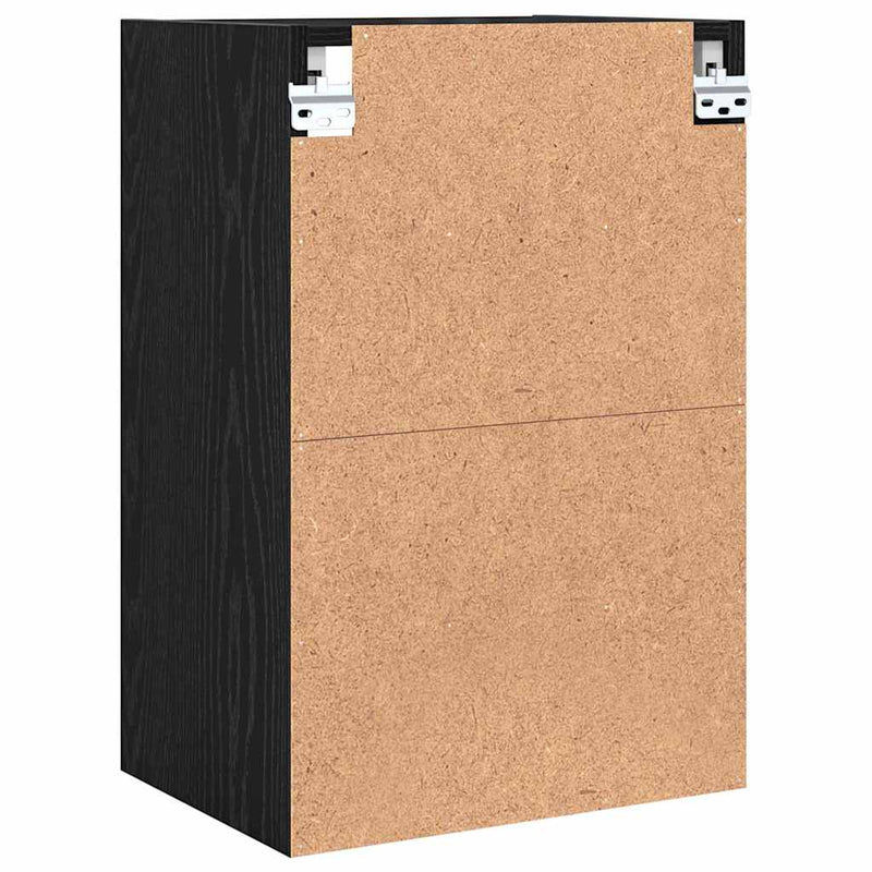 vidaXL Függő szekrény Riga Musta tammi 40 x 29,5 x 60 cm Faanyag