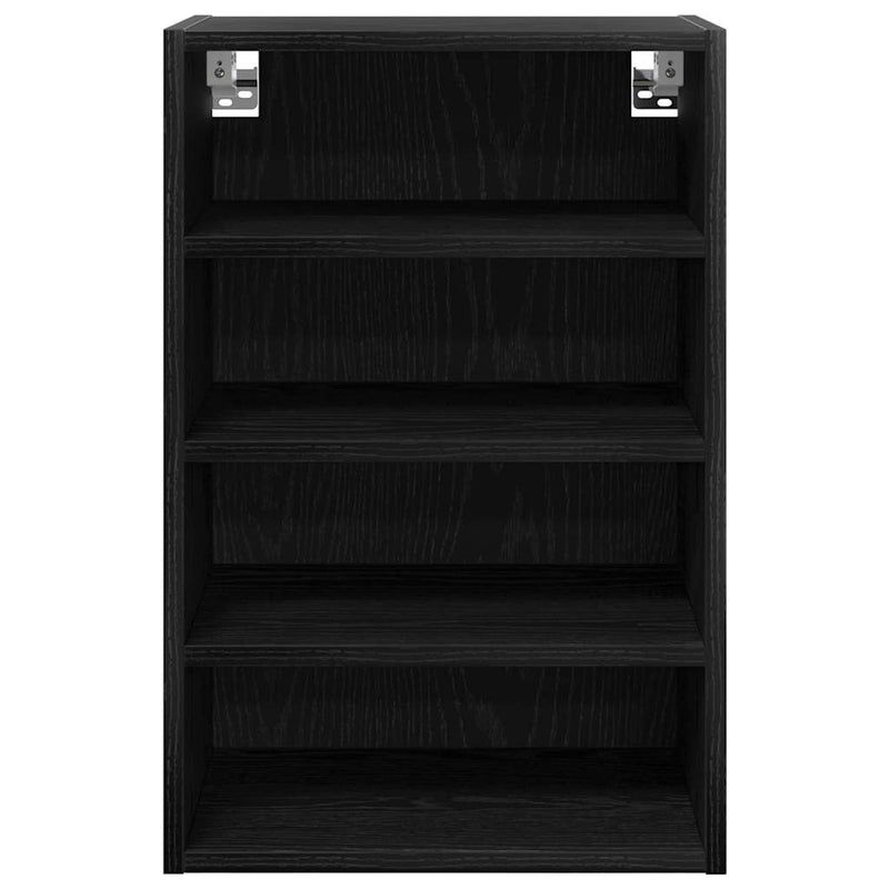 vidaXL Függő szekrény Riga Musta tammi 40 x 29,5 x 60 cm Faanyag