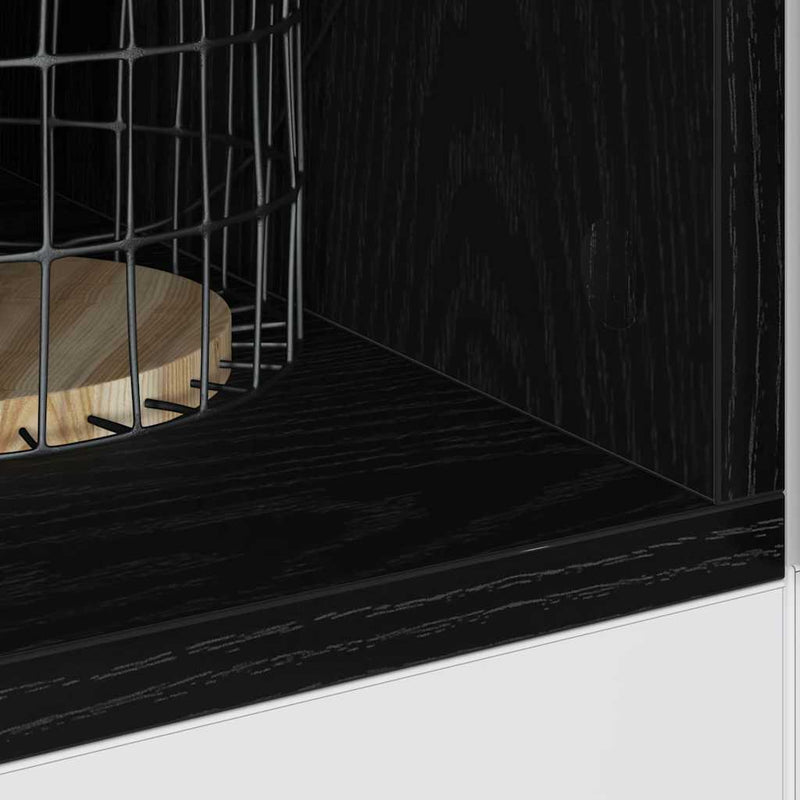 vidaXL Konyhai alsó szekrény Riga Musta tammi 20 x 44,5 x 81,5 cm