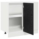 vidaXL Konyha sarok alap szekrény Musta tammi 86 x 46 x 81,5 cm
