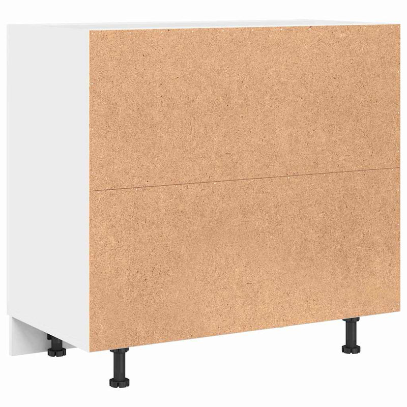 vidaXL Konyha sarok alap szekrény Riga Musta tammi 86 x 46 x 81,5 cm