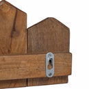 vidaXL Fogas Barna 48 x 8 x 15 cm Tömör Mahagóni Fa