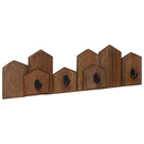 vidaXL Fogas Barna 48 x 8 x 15 cm Tömör Mahagóni Fa