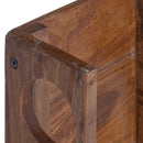 vidaXL Állvány Barna 24 x 13 x 54 cm Tömör Mahagóni Fa