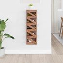 vidaXL Borágas Természetes 24 x 14 x 80 cm Tömör Mahagóni Fa