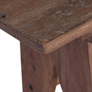 vidaXL pad Természetes 100 x 30 x 51 cm Tömör újrahasznosított fa