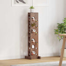 vidaXL Állvány Barna 20 x 25 x 100 cm Tömör Mahagóni Fa