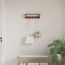 vidaXL Fogas Barna 50 x 10 x 14 cm Tömör Mahagóni Fa