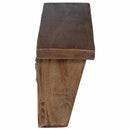 vidaXL Fogas Barna 50 x 10 x 14 cm Tömör Mahagóni Fa