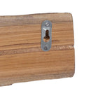 vidaXL Akasztó Barna 50 x 8 x 12 cm Szilárd Újrahasznosított Fa