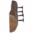 vidaXL Akasztó Barna 50 x 8 x 12 cm Szilárd Újrahasznosított Fa