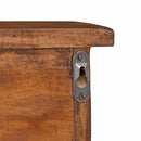 vidaXL Fogas Barna 70 x 11 x 27 cm Tömör Mahagóni Fa