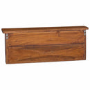 vidaXL Fogas Barna 70 x 11 x 27 cm Tömör Mahagóni Fa