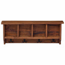 vidaXL Fogas Barna 70 x 11 x 27 cm Tömör Mahagóni Fa