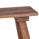 vidaXL pad Természetes 50,5 x 25 x 47,5 cm Tömör mahagóni fa