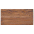 vidaXL pad Természetes 50,5 x 25 x 47,5 cm Tömör mahagóni fa