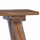 vidaXL pad Természetes 92 x 23,5 x 45,5 cm Tömör mahagóni fa