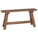 vidaXL pad Természetes 92 x 23,5 x 45,5 cm Tömör mahagóni fa