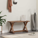 vidaXL pad Természetes 85 x 35 x 46 cm Tömör újrahasznosított fa