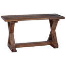 vidaXL pad Természetes 85 x 35 x 46 cm Tömör újrahasznosított fa