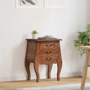 vidaXL Tárolódoboz 48 x 35 x 64 cm Tömör Mahagóni Fa