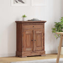 vidaXL Tárolószekrény 63 x 30 x 79 cm Tömör Mahagóni Fa