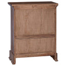 vidaXL Tárolószekrény 63 x 30 x 79 cm Tömör Mahagóni Fa