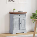 vidaXL Tárolószekrény 63 x 30 x 79 cm Tömör Mahagóni Fa