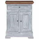 vidaXL Tárolószekrény 63 x 30 x 79 cm Tömör Mahagóni Fa