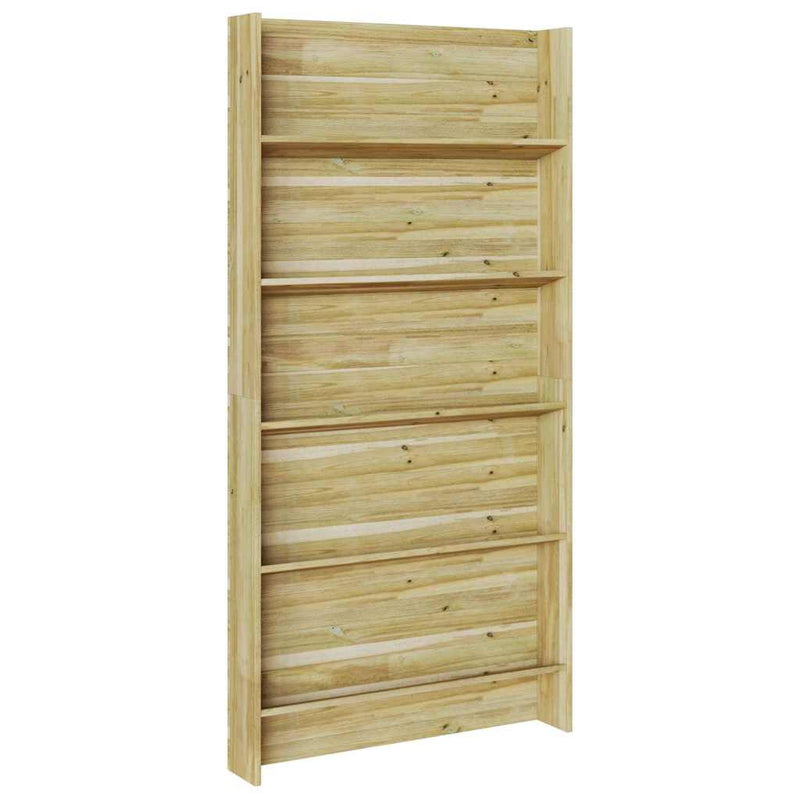 vidaXL Növényállvány Barna 90 x 15 x 180 cm Impregnál szőke fenyő