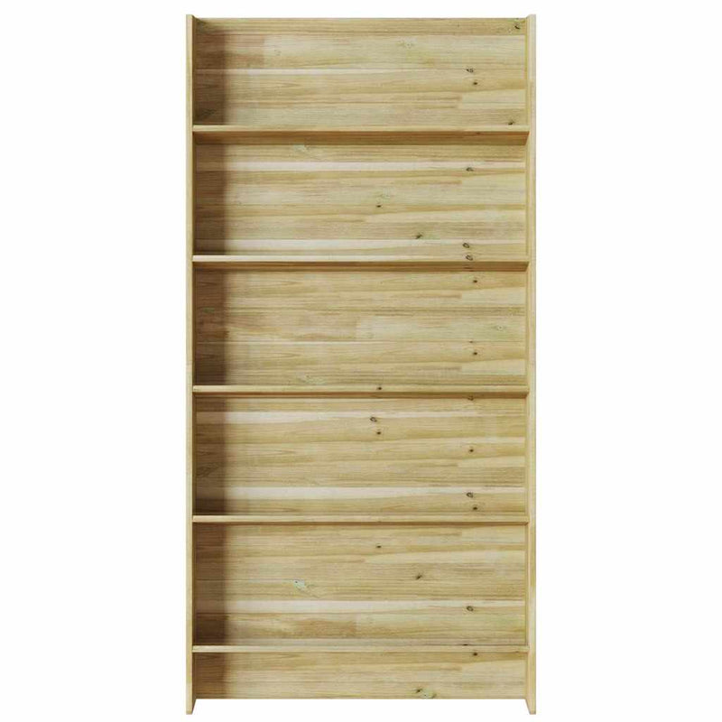vidaXL Növényállvány Barna 90 x 15 x 180 cm Impregnál szőke fenyő