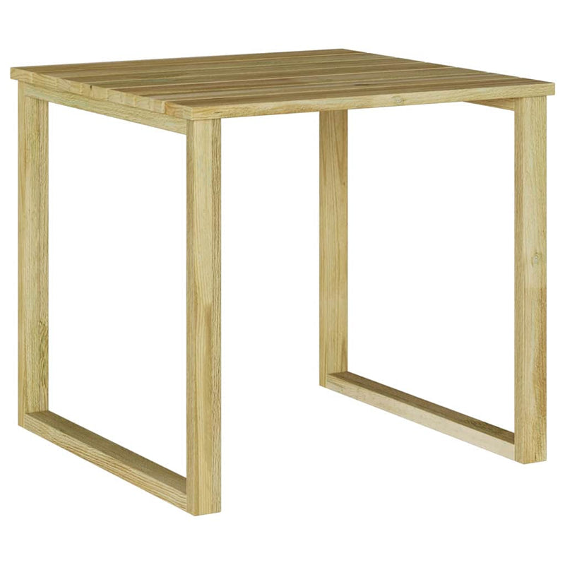 vidaXL Napozóasztal 3 pcs Barna 50.5 x 50 x 46 cm