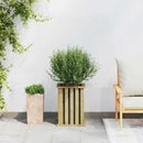 vidaXL Növénytartó Barna 33 x 33 x 45 cm Impregnál szőke fenyő