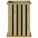 vidaXL Növénytartó Barna 33 x 33 x 45 cm Impregnál szőke fenyő