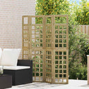 vidaXL Belátásgátló 4 pcs Barna 160 x 180 cm Impregnál szőke fenyő