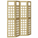 vidaXL Belátásgátló 4 pcs Barna 160 x 180 cm Impregnál szőke fenyő