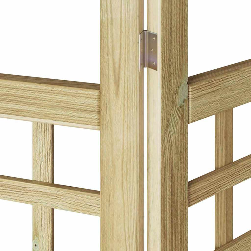 vidaXL Kültéri adatvédelmi képernyő Kézi 5 pcs Barna 200 x 180 cm