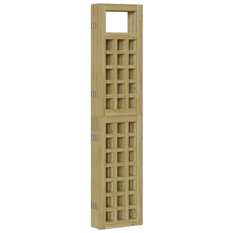 vidaXL Kültéri adatvédelmi képernyő Kézi 5 pcs Barna 200 x 180 cm